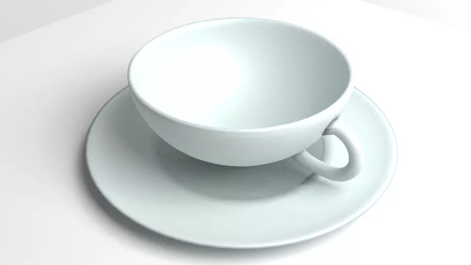 Tea Cup 3D model_0