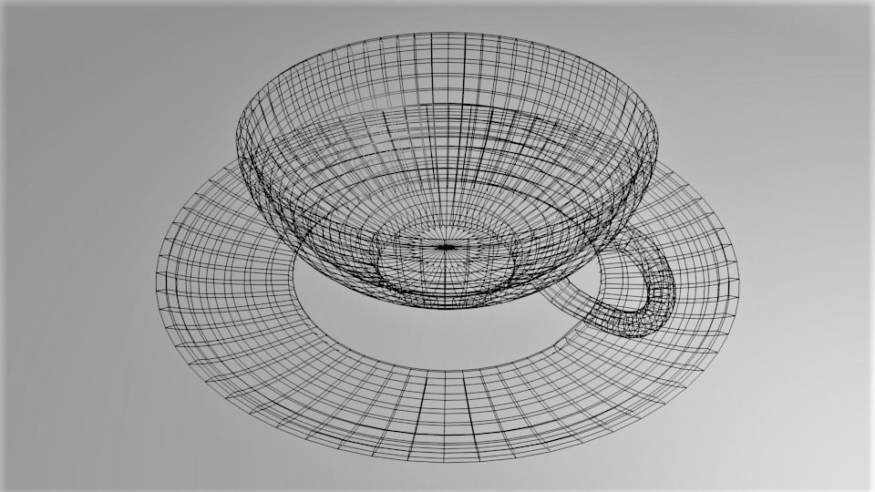 Tea Cup 3D model_5