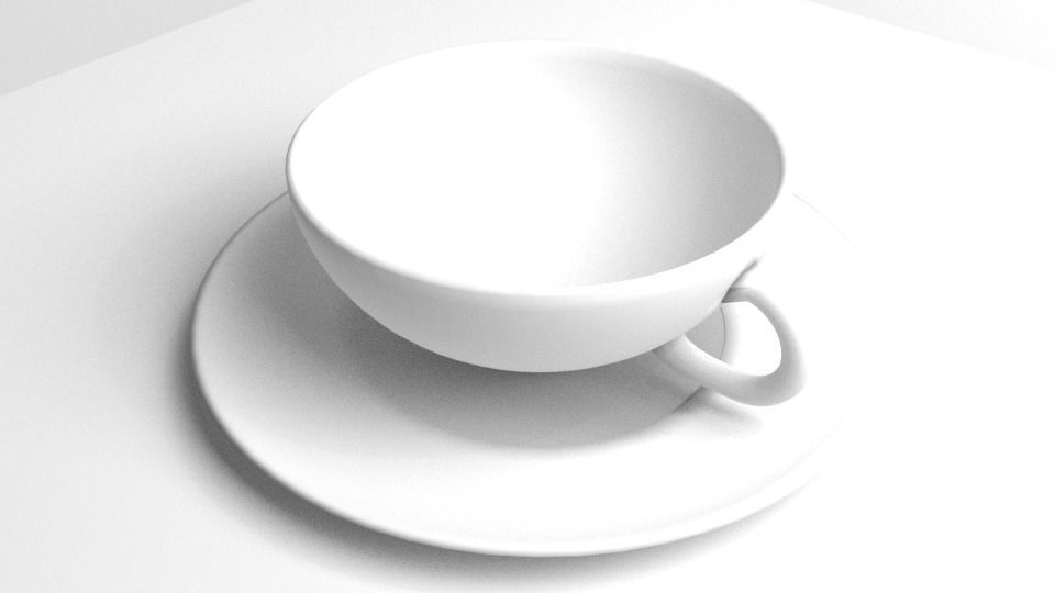 Tea Cup 3D model_4