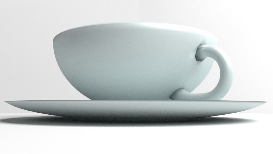 Tea Cup 3D model_3