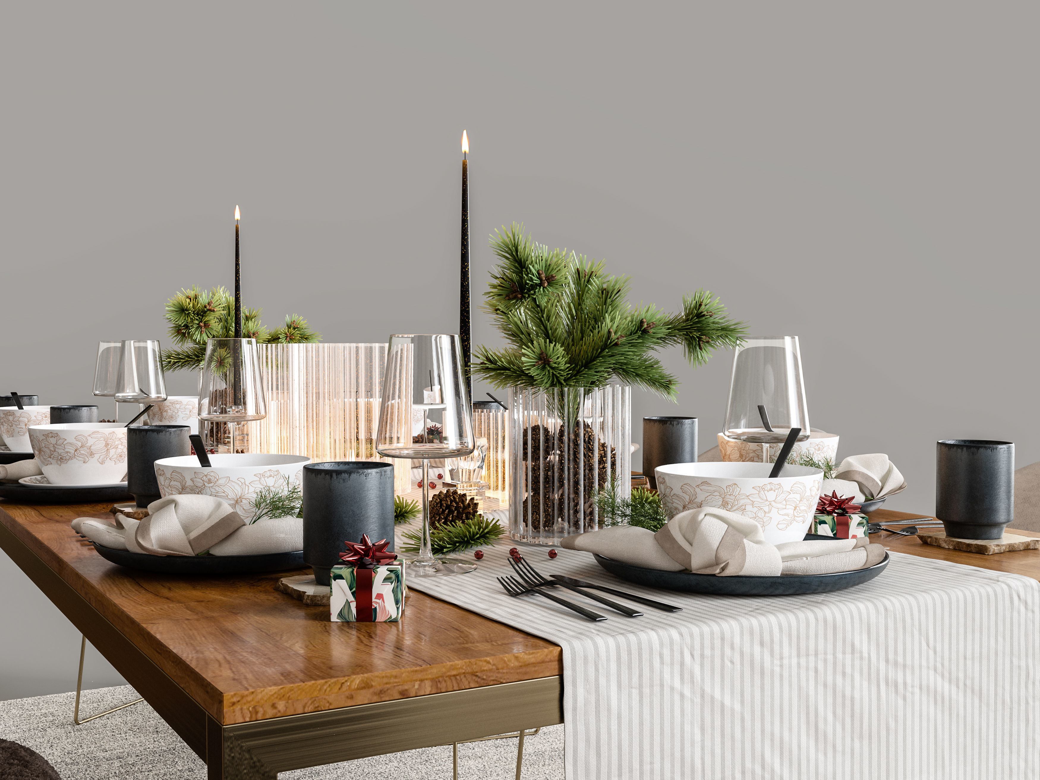 DINING TABLE 3D model_6