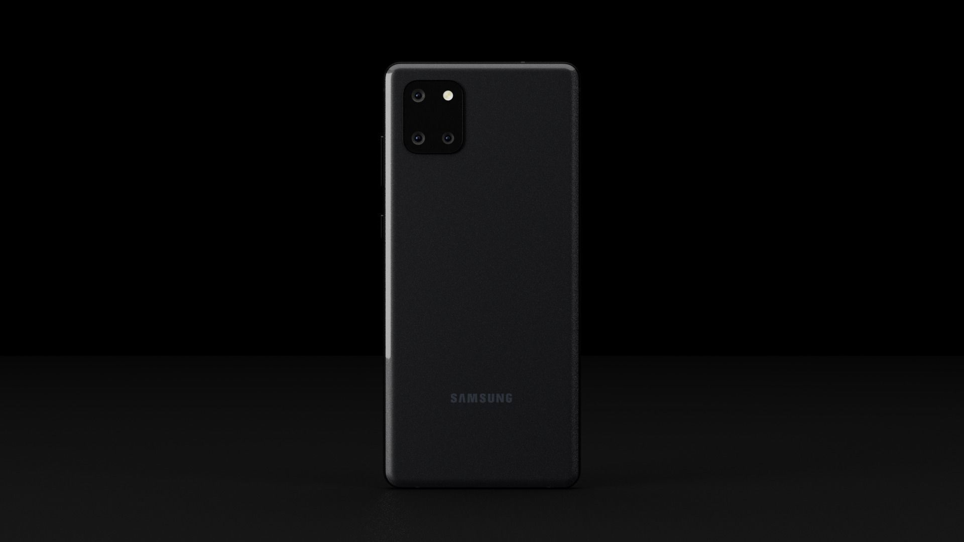 Samsung Galaxy Note 10 Lite With S Pen In All Official Colors Free low-poly 3D model_1