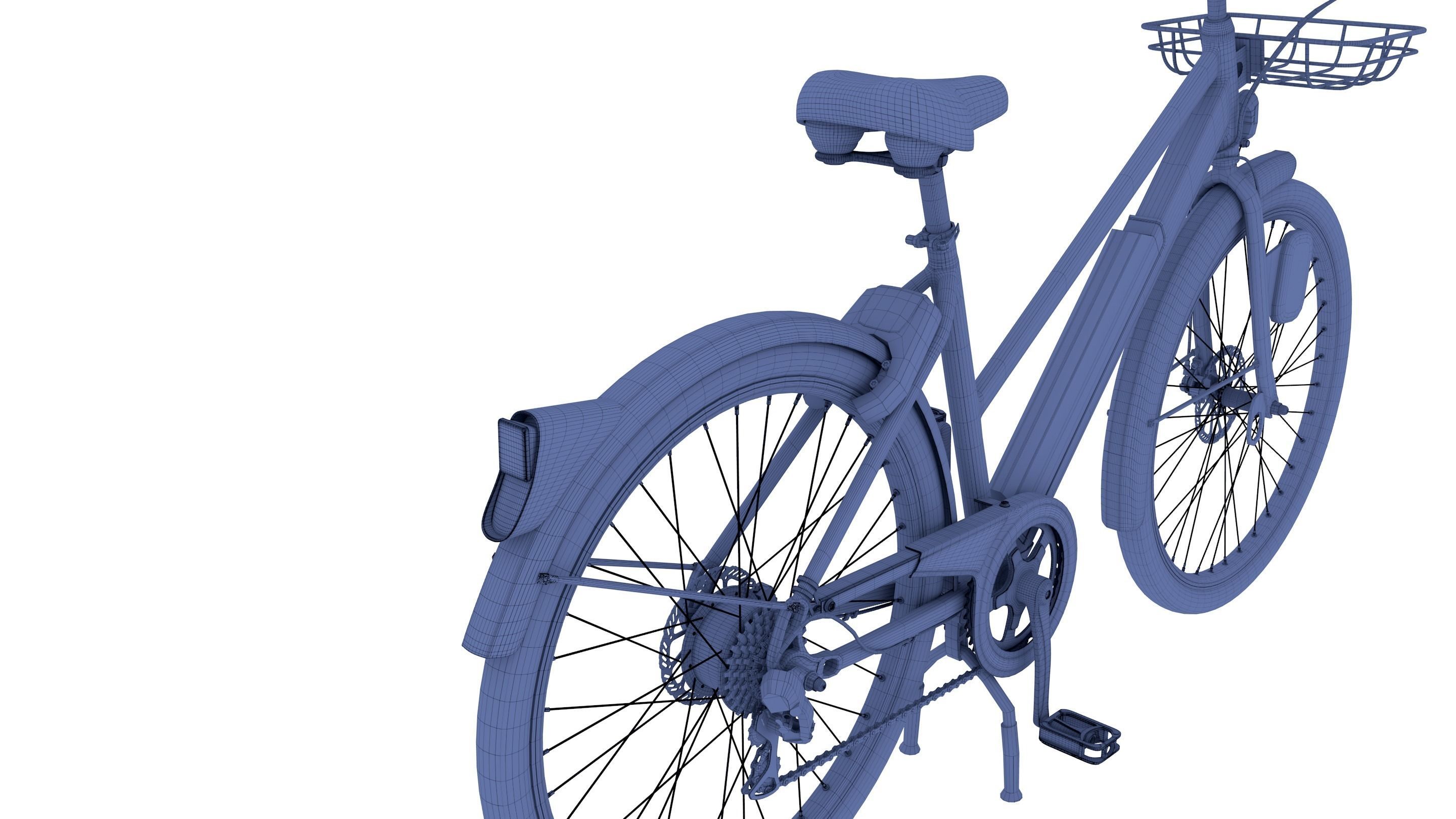 Electric Bicycle 3D model_17