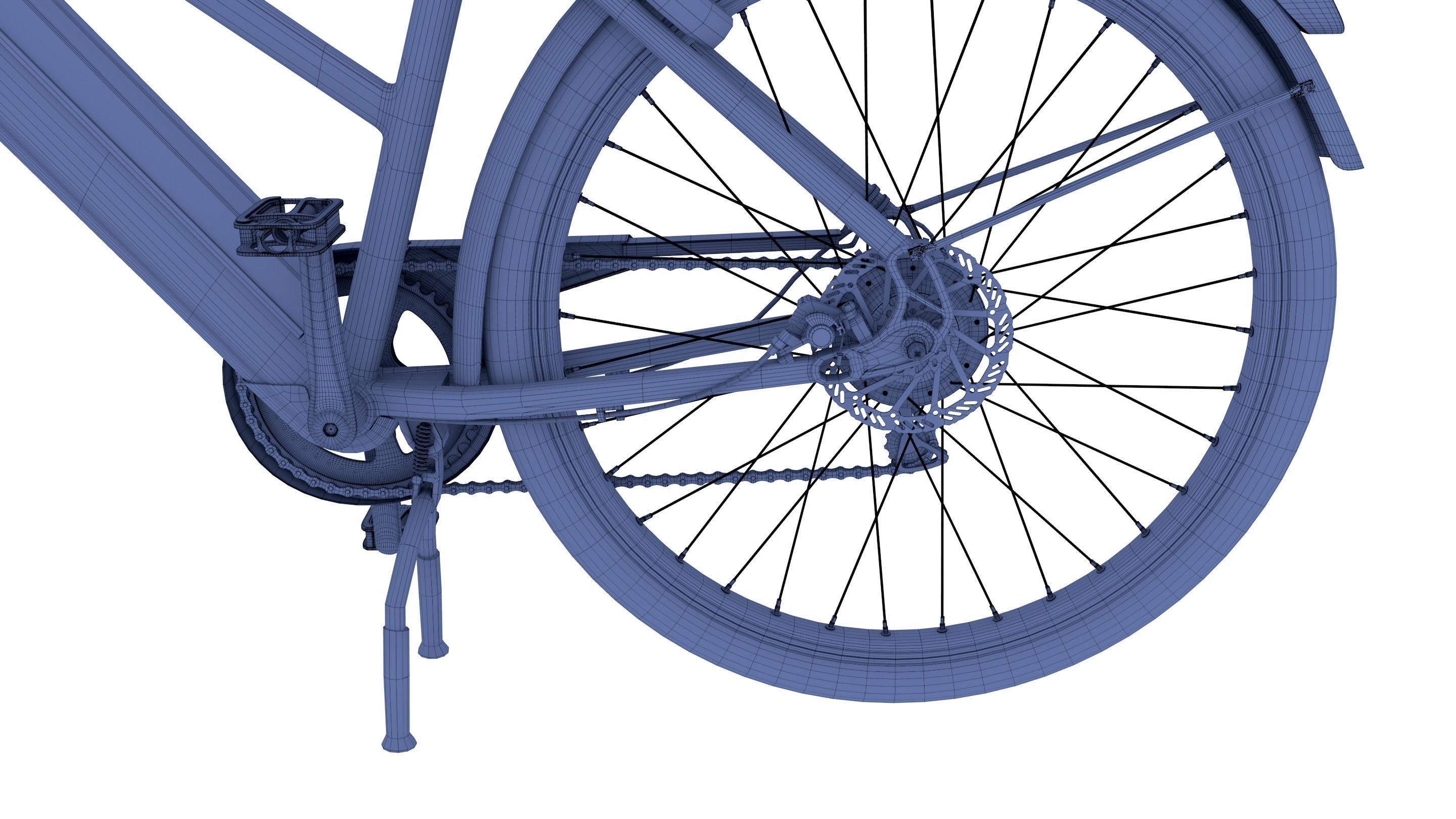 Electric Bicycle 3D model_13