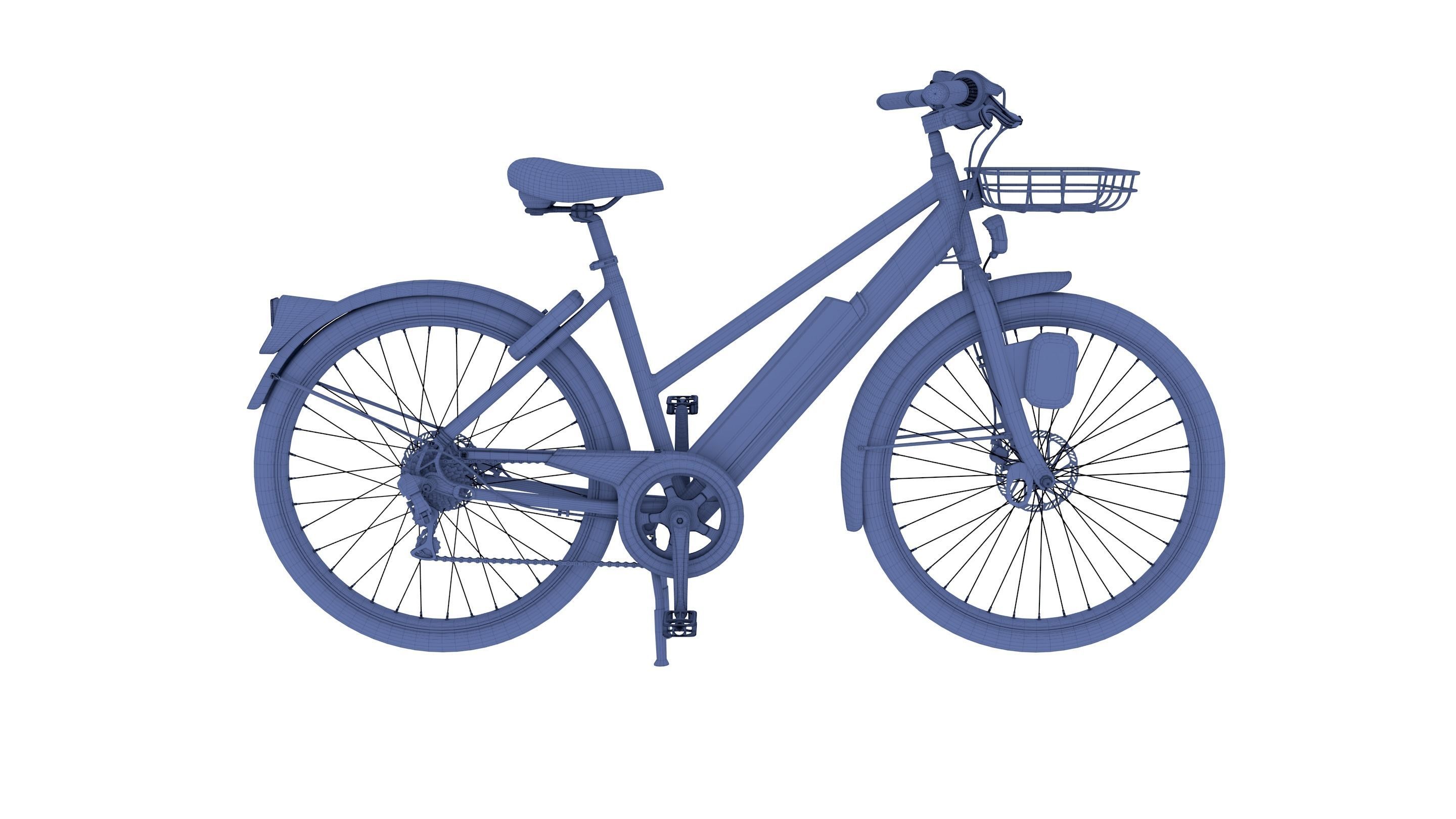 Electric Bicycle 3D model_11