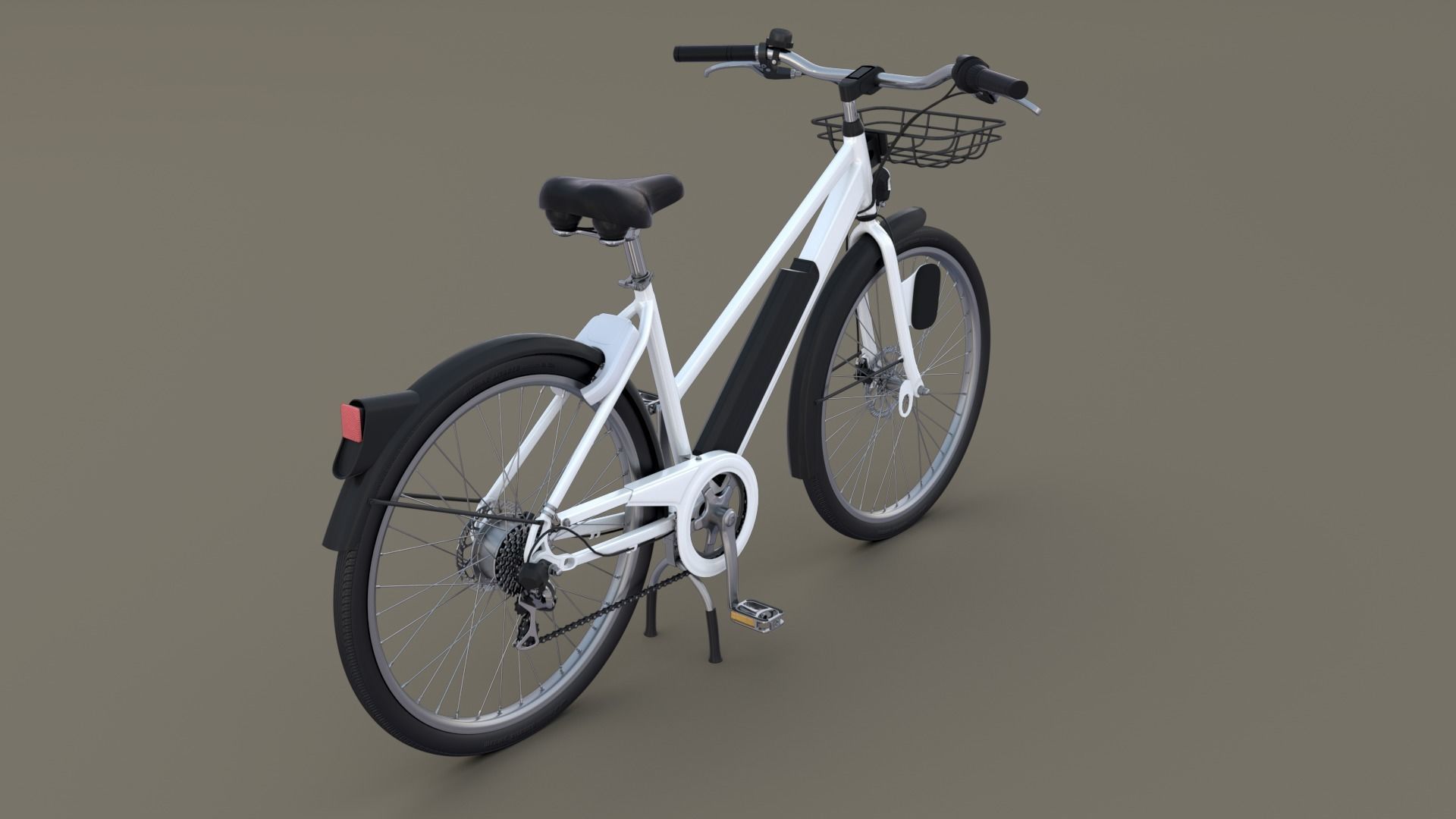 Electric Bicycle 3D model_4