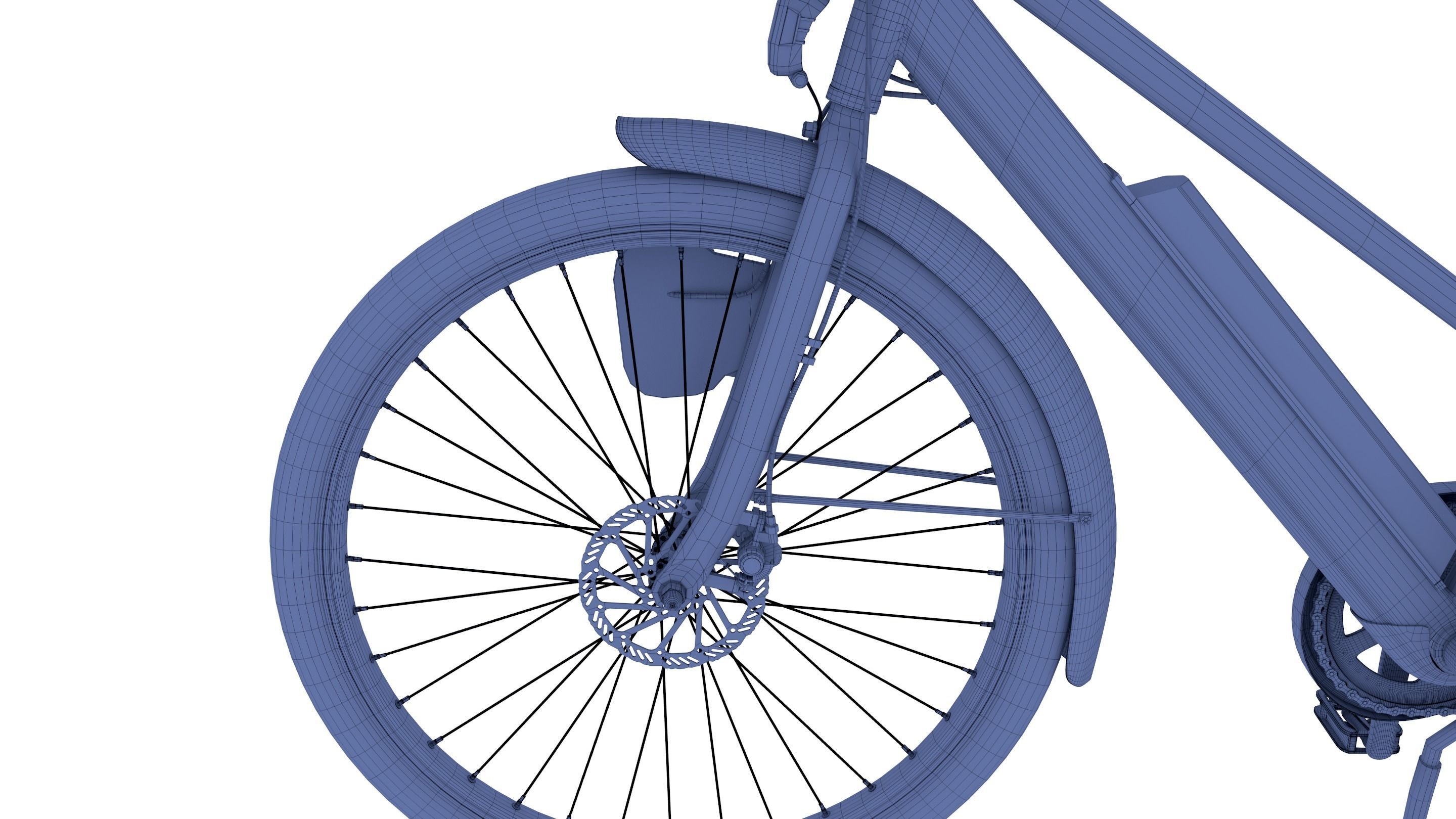 Electric Bicycle 3D model_14