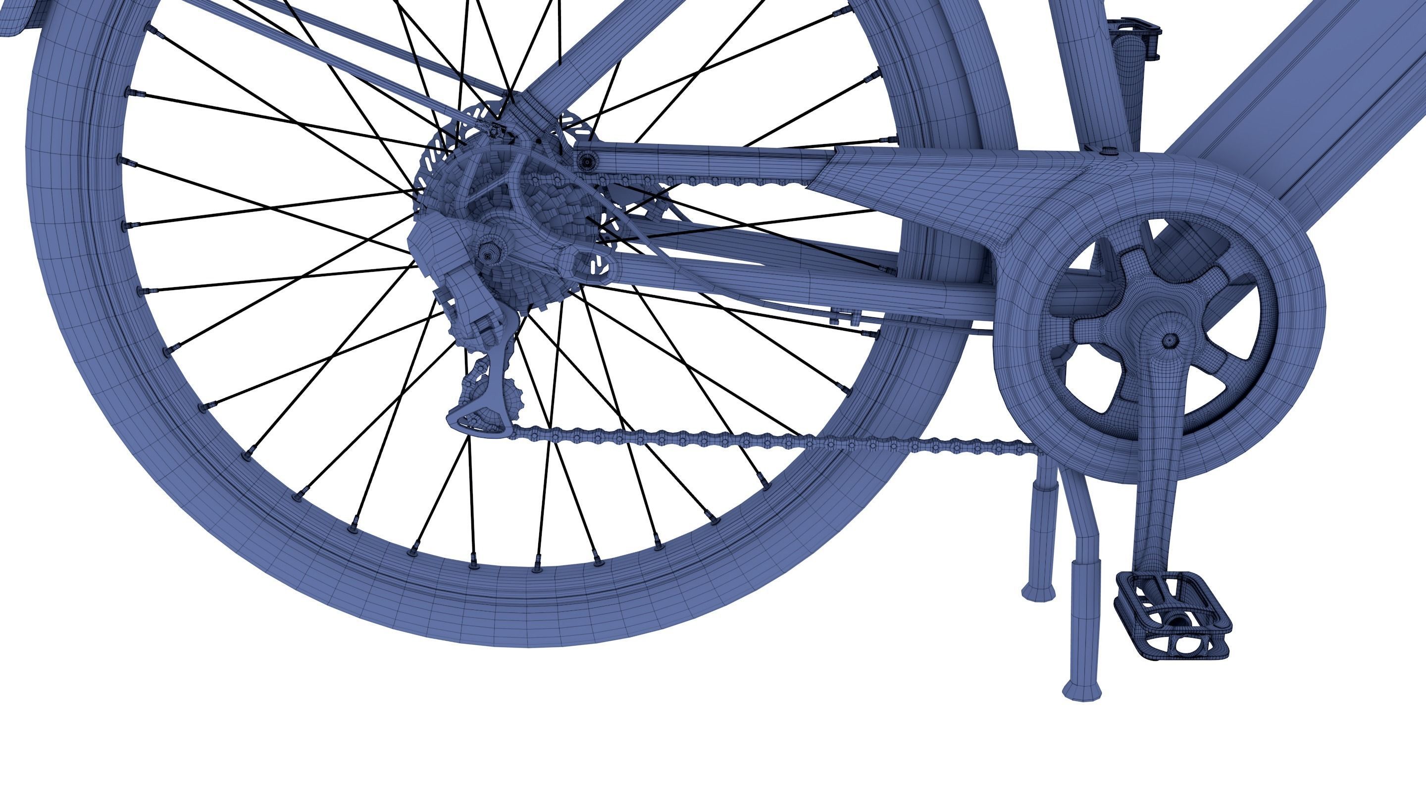 Electric Bicycle 3D model_16