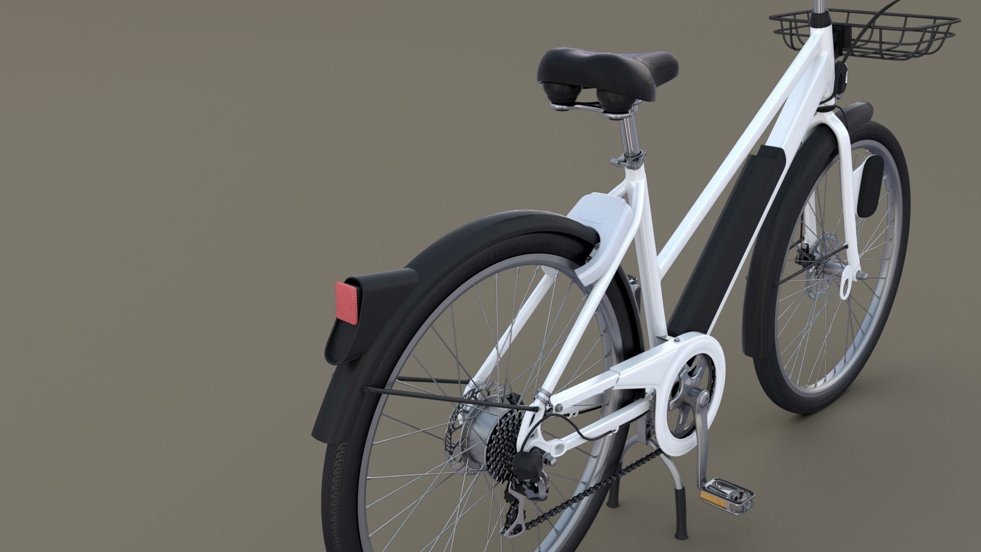Electric Bicycle 3D model_10