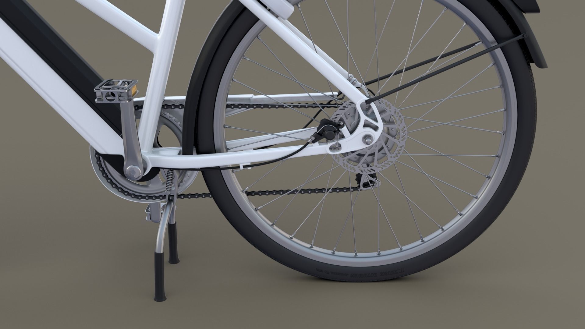 Electric Bicycle 3D model_5