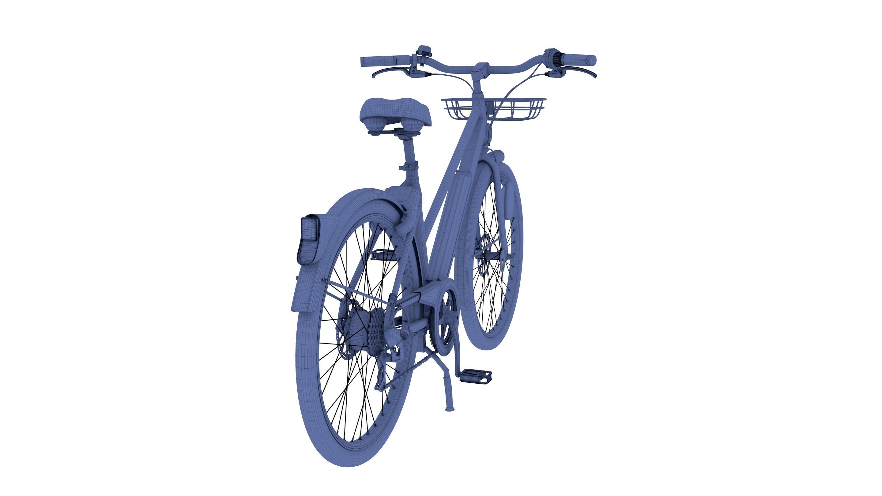 Electric Bicycle 3D model_12