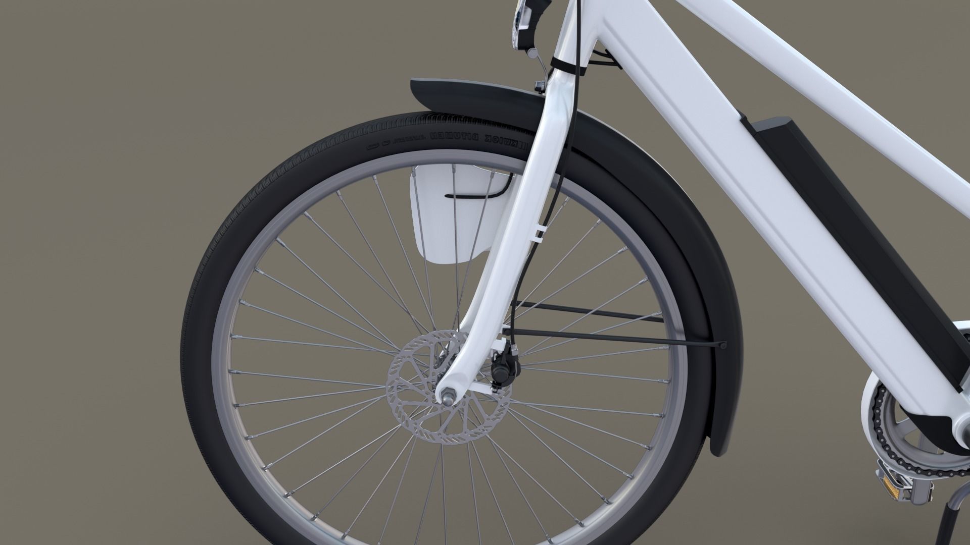 Electric Bicycle 3D model_6