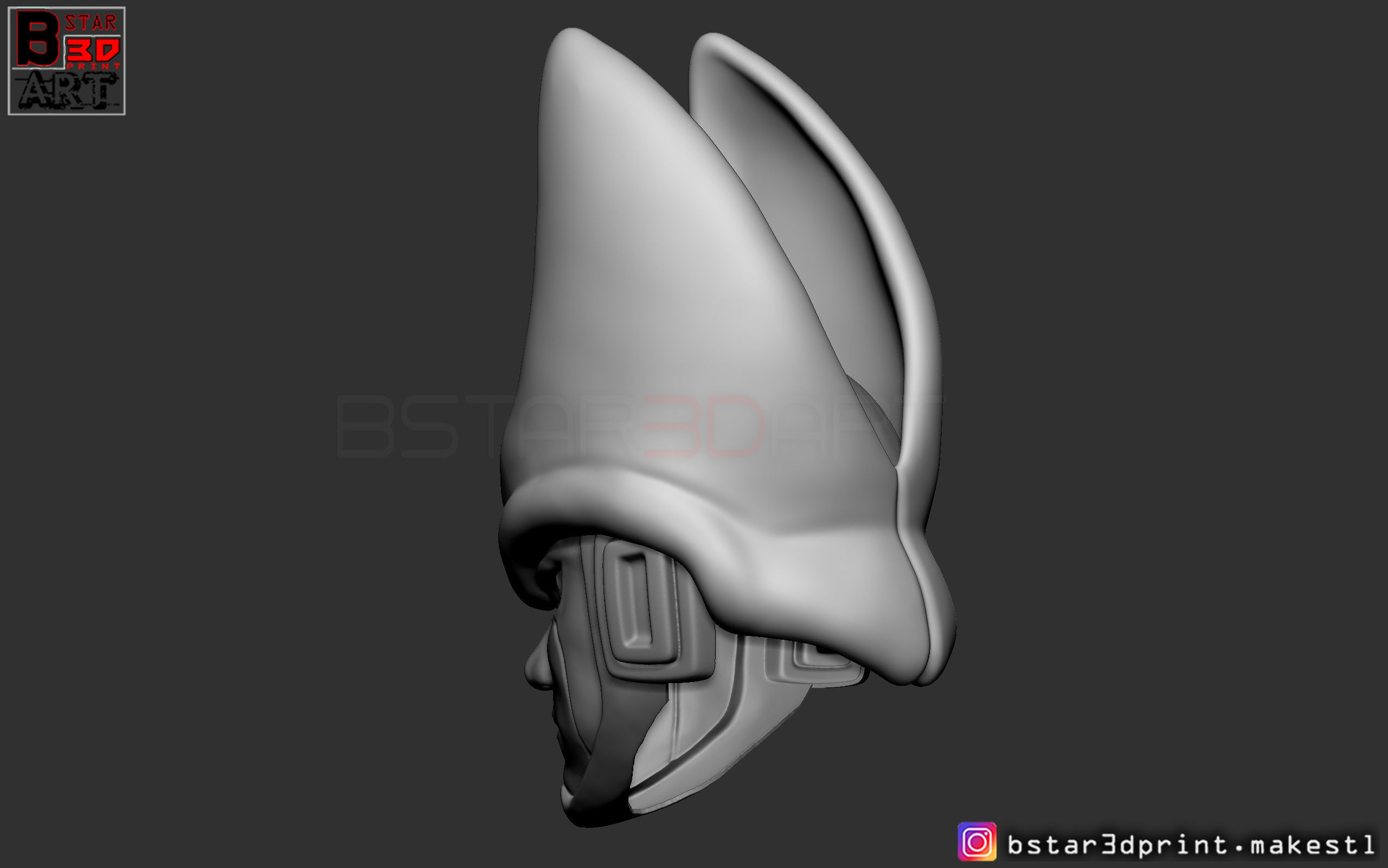 CELL Mask -Dragon Ball Z  Cosplay or custom figure 3D print model_11
