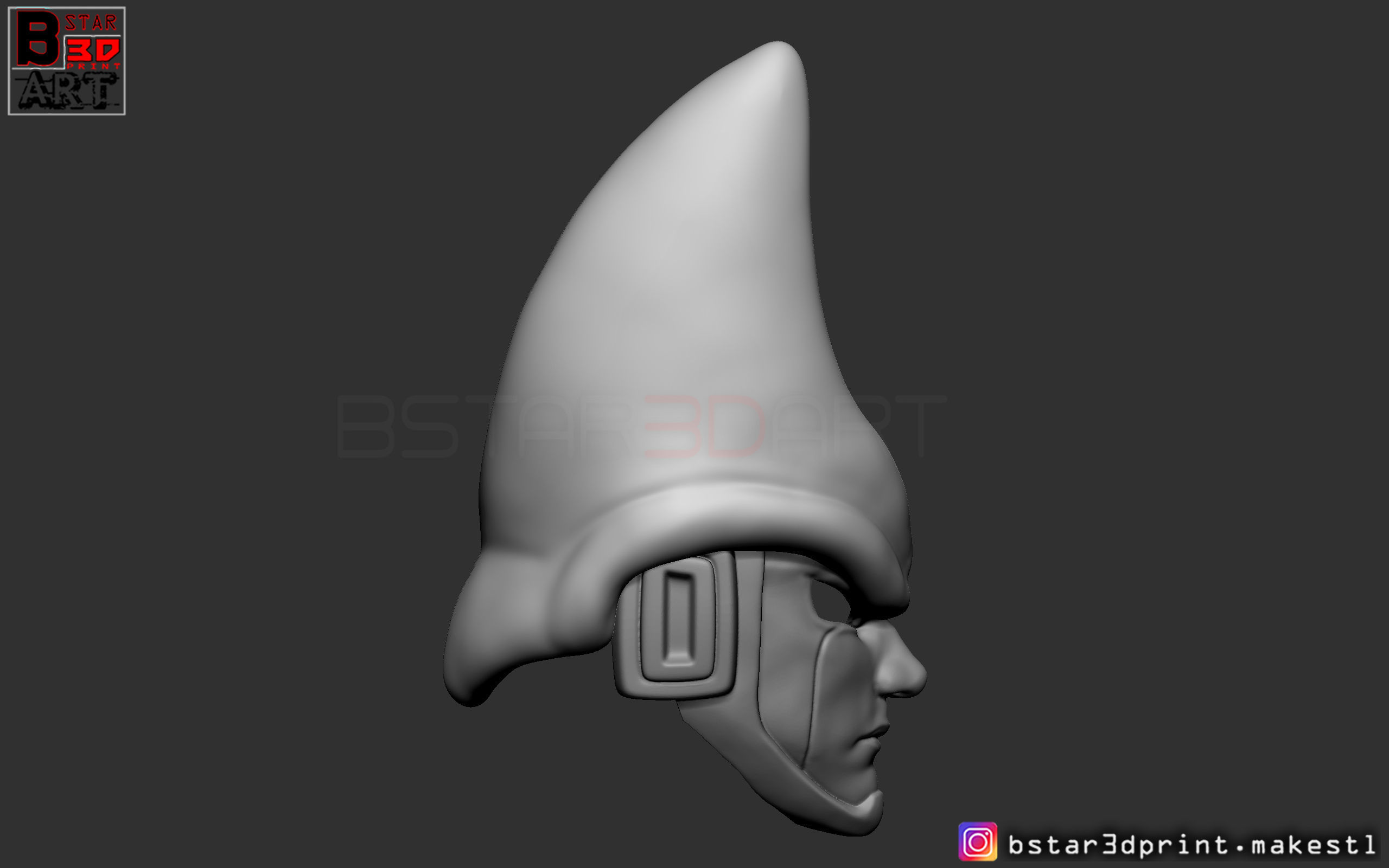 CELL Mask -Dragon Ball Z  Cosplay or custom figure 3D print model_8