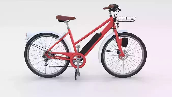 Electric Bicycle Red