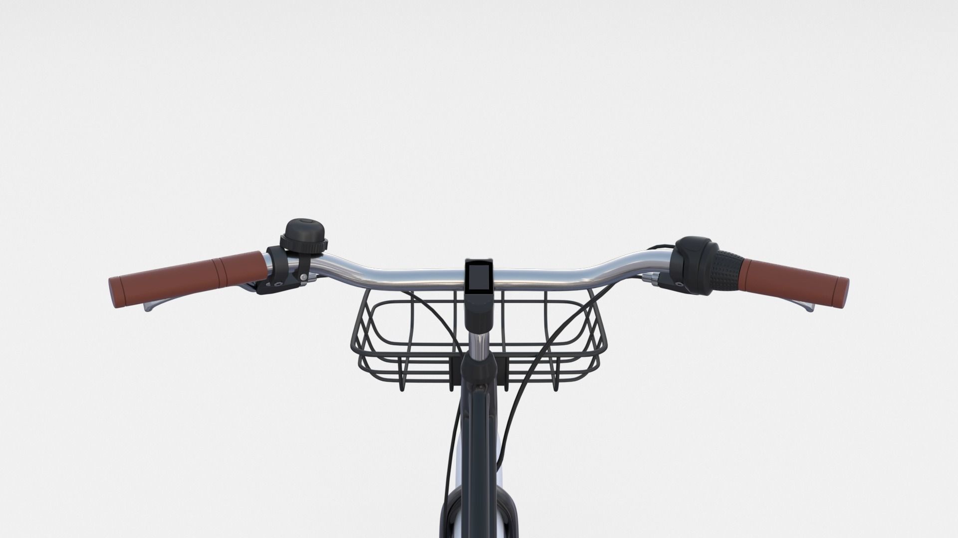 Generic Bicycle Black 3D model_11