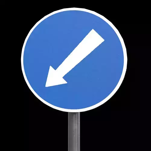 Compulsory keep left