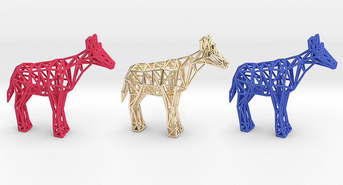 Okapi Adult male 3D print model