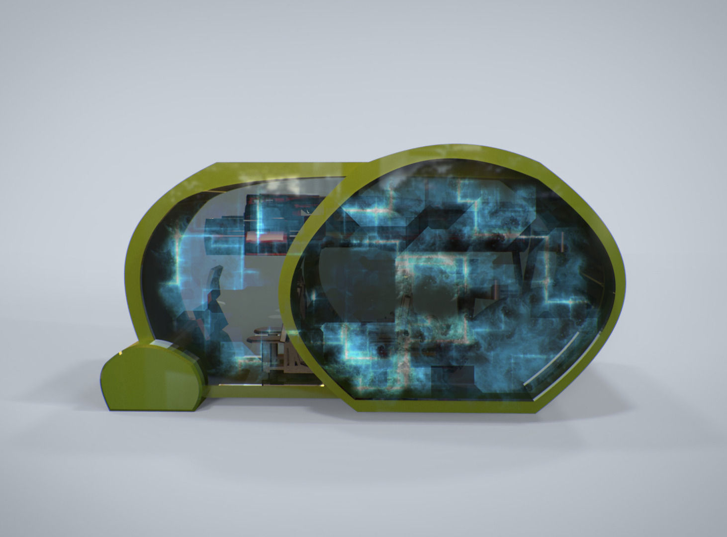 PowerSun futuristic toilet 3D model_2