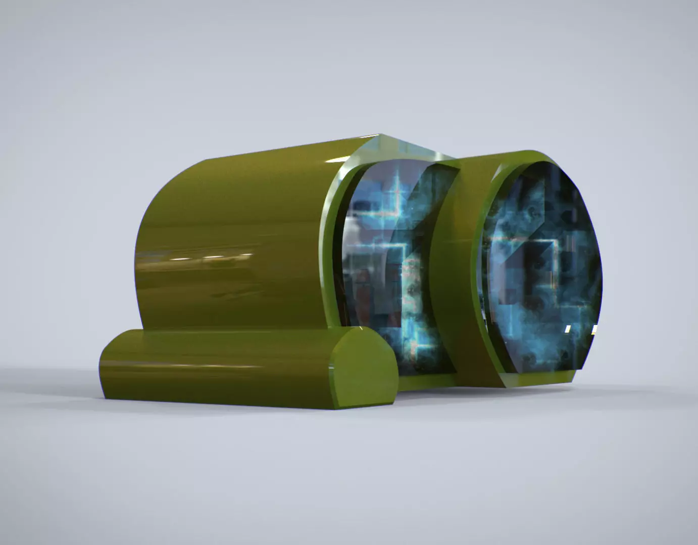 PowerSun futuristic toilet 3D model_0