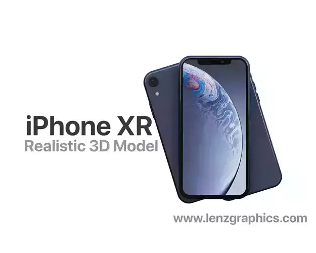 iPhone XR Free 3D model