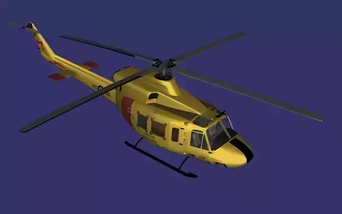 Bell CH-146 Griffon Free low-poly 3D model