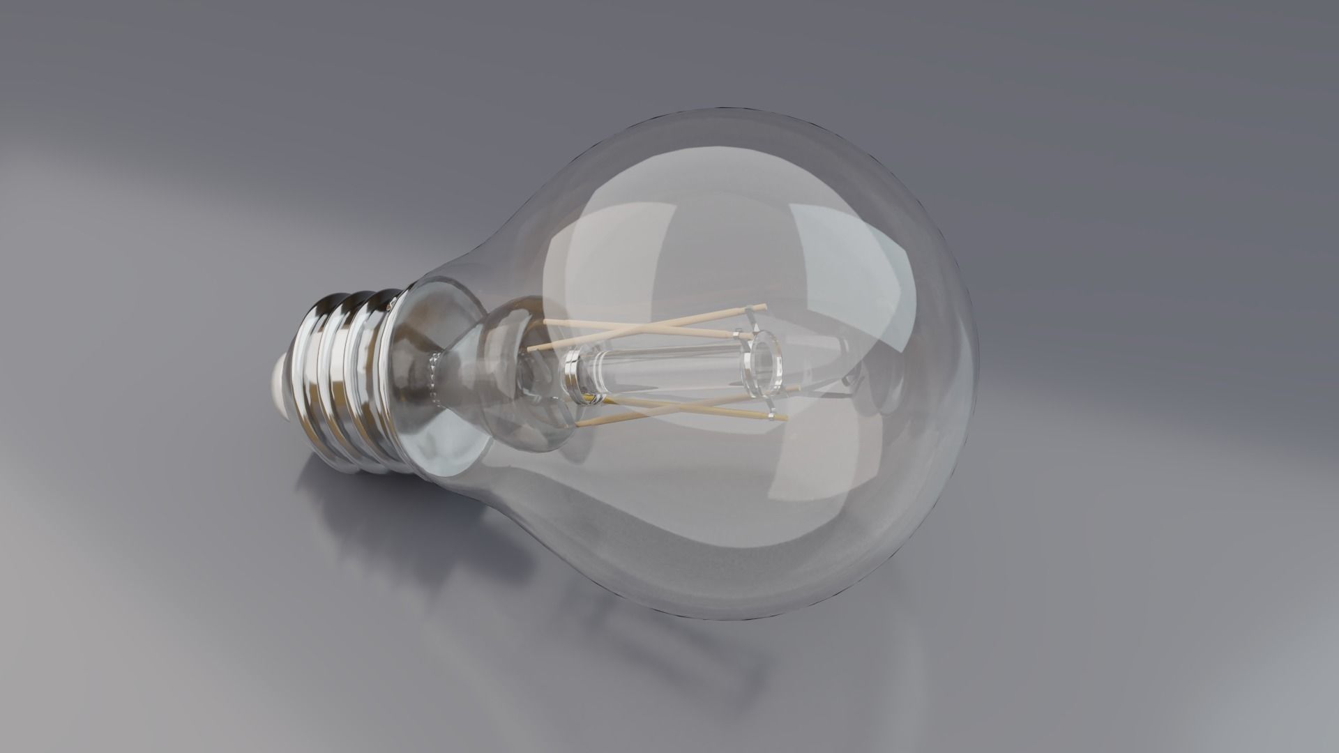 Led Light Bulb 3D model_1