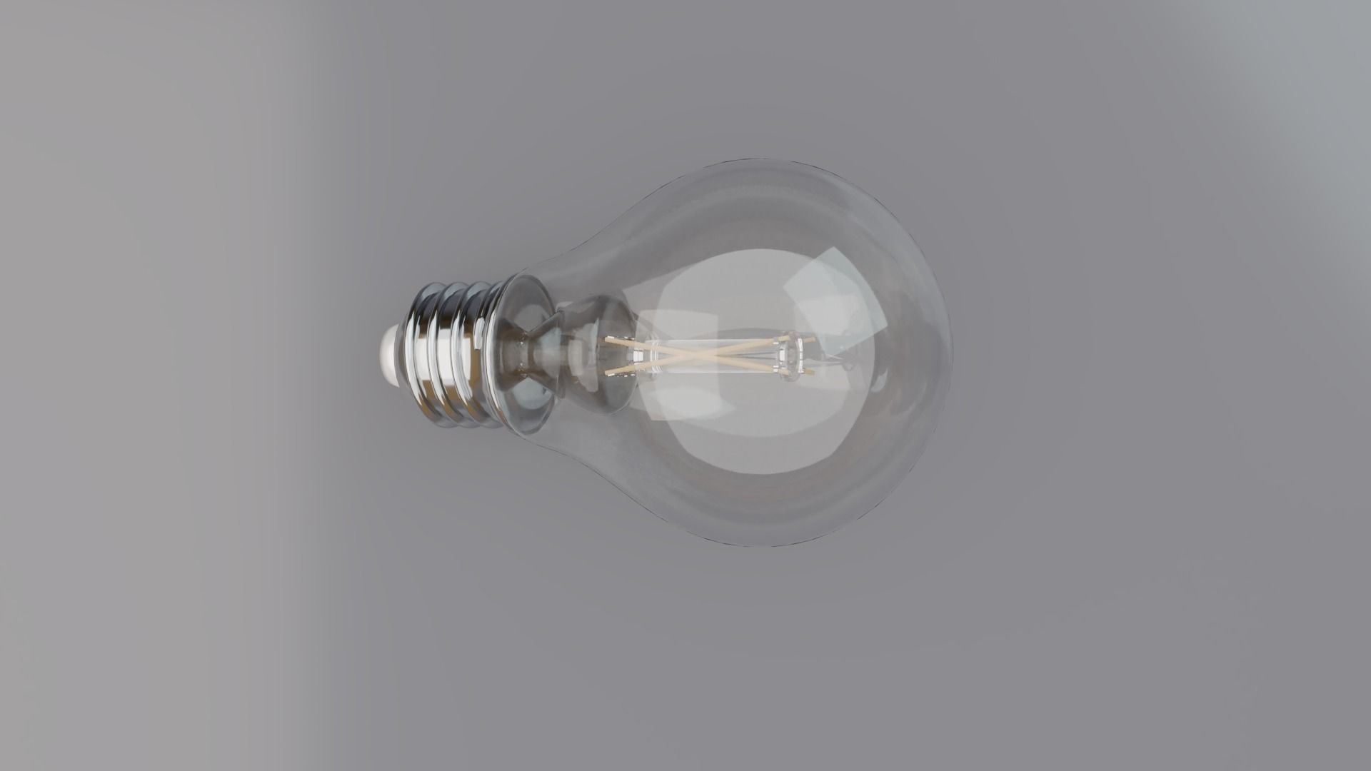 Led Light Bulb 3D model_2