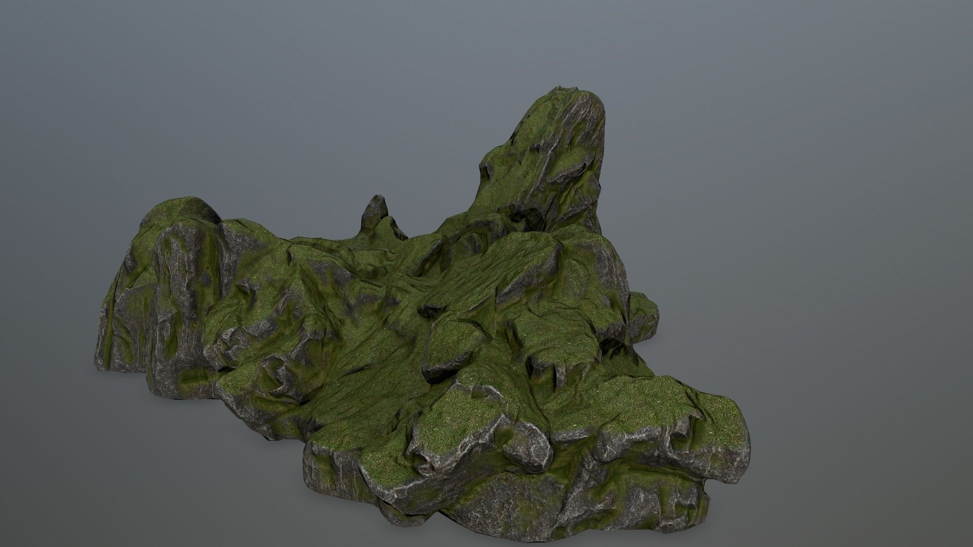 rocks rock Low-poly 3D model_4