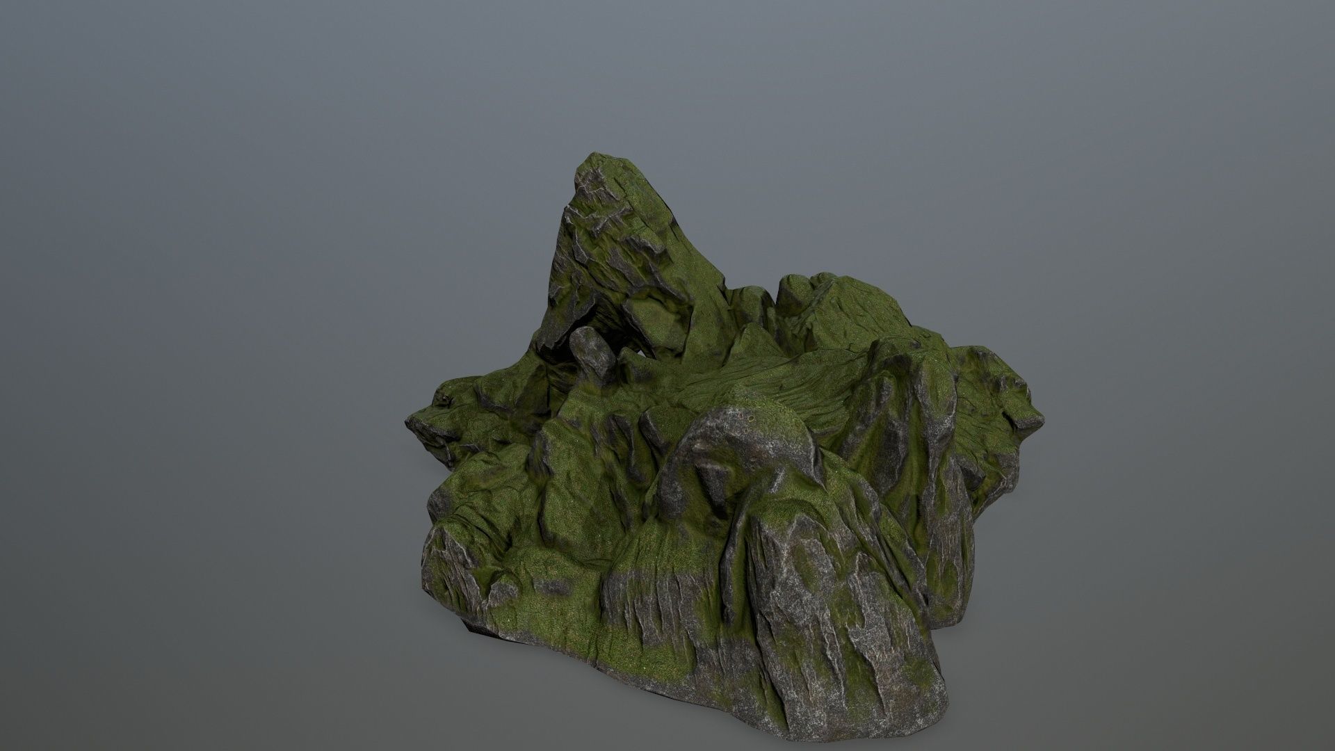 rocks rock Low-poly 3D model_6