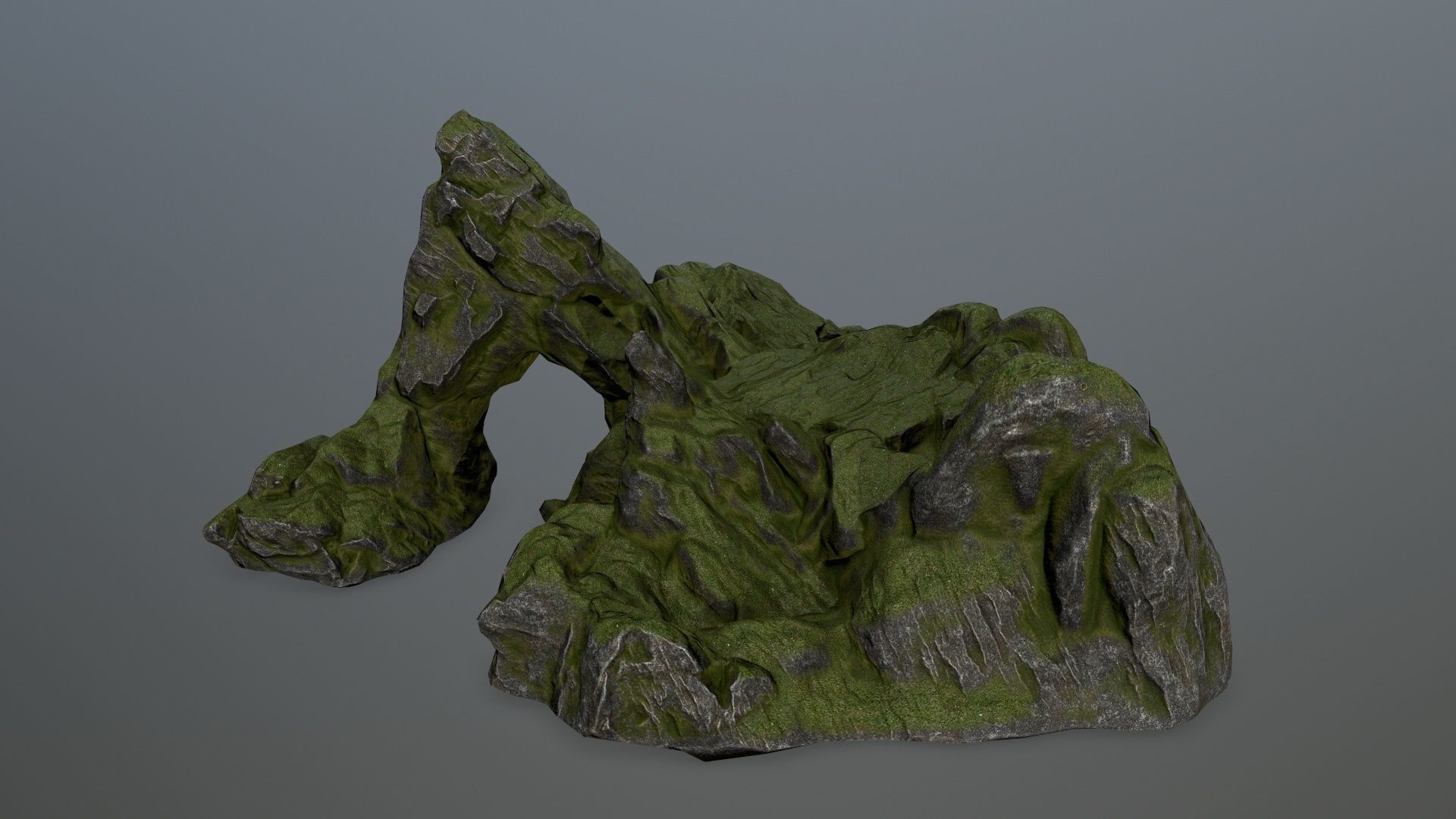 rocks rock Low-poly 3D model_7
