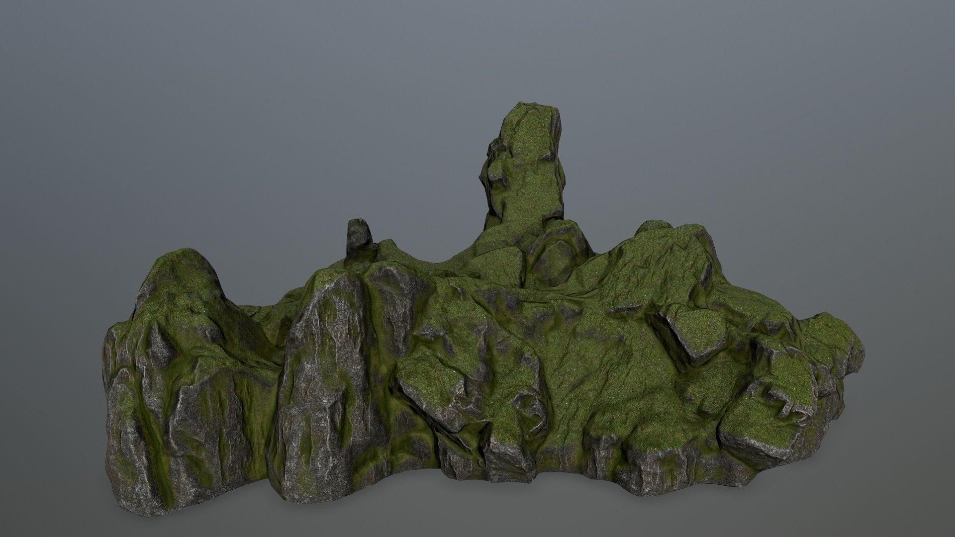 rocks rock Low-poly 3D model_5