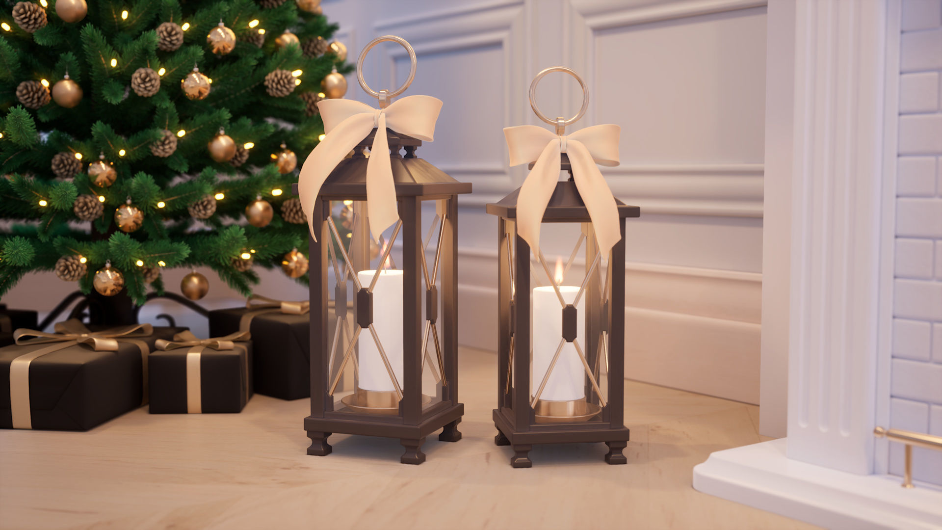 Unreal Engine 4 Christmas Decor Asset Pack Low-poly 3D model_8