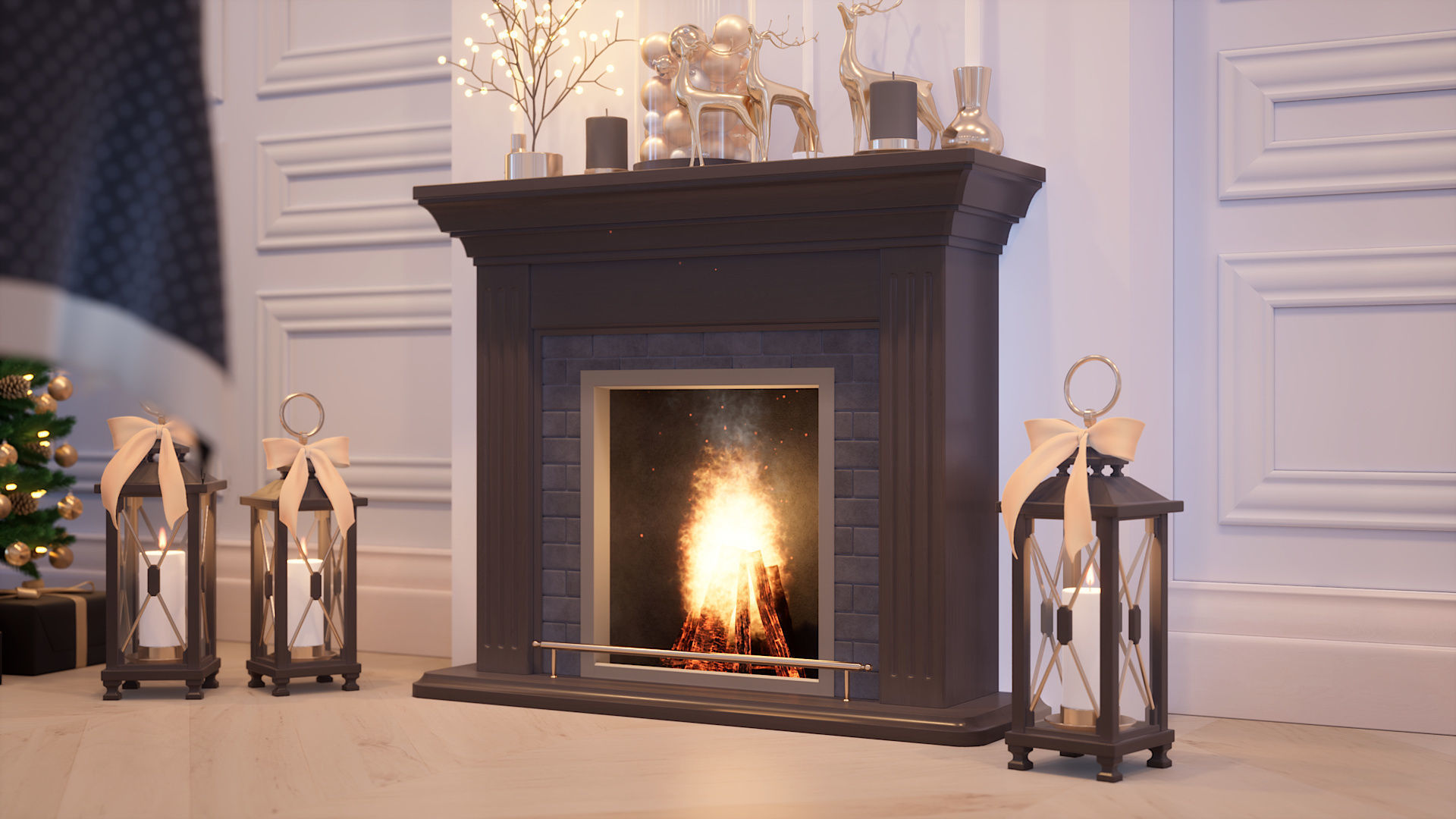 Unreal Engine 4 Christmas Decor Asset Pack Low-poly 3D model_18