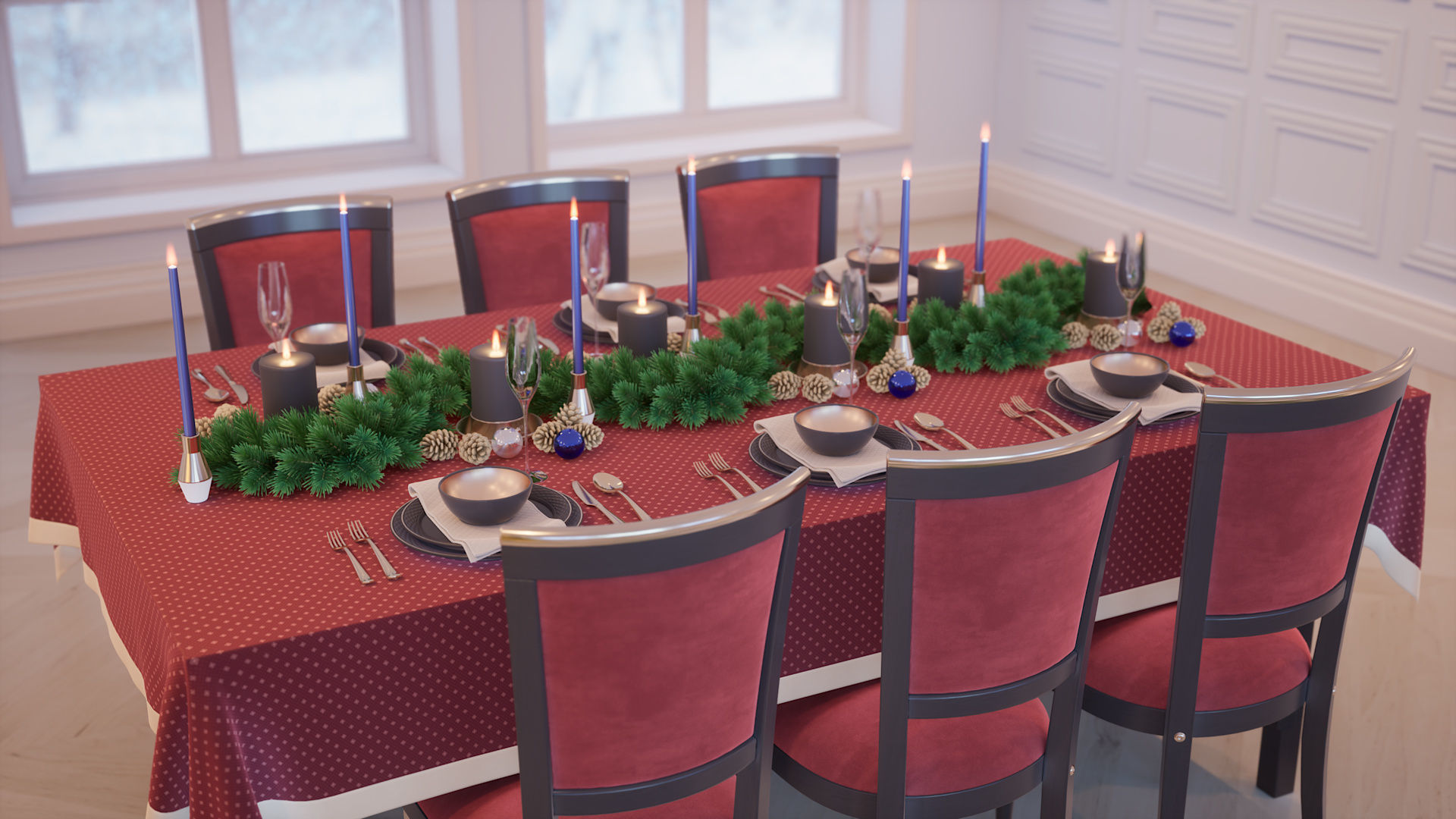Unreal Engine 4 Christmas Decor Asset Pack Low-poly 3D model_14