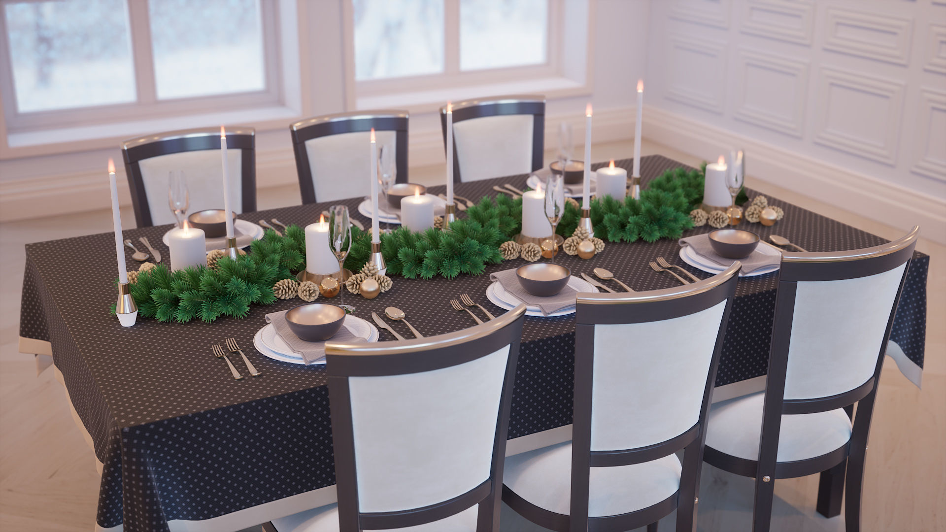 Unreal Engine 4 Christmas Decor Asset Pack Low-poly 3D model_11