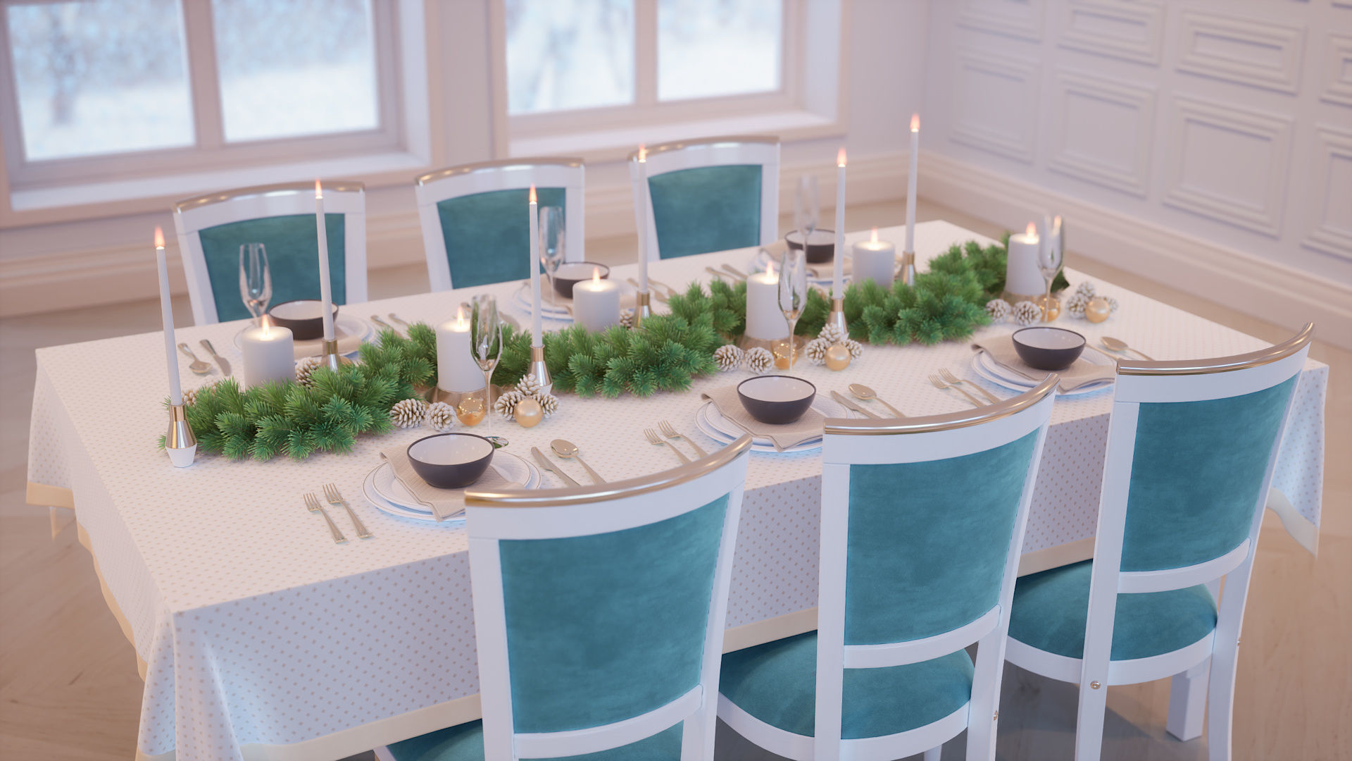 Unreal Engine 4 Christmas Decor Asset Pack Low-poly 3D model_10