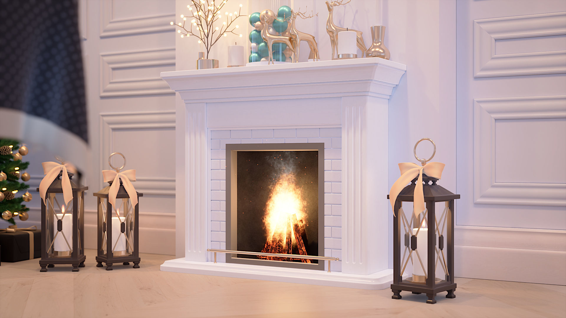 Unreal Engine 4 Christmas Decor Asset Pack Low-poly 3D model_17