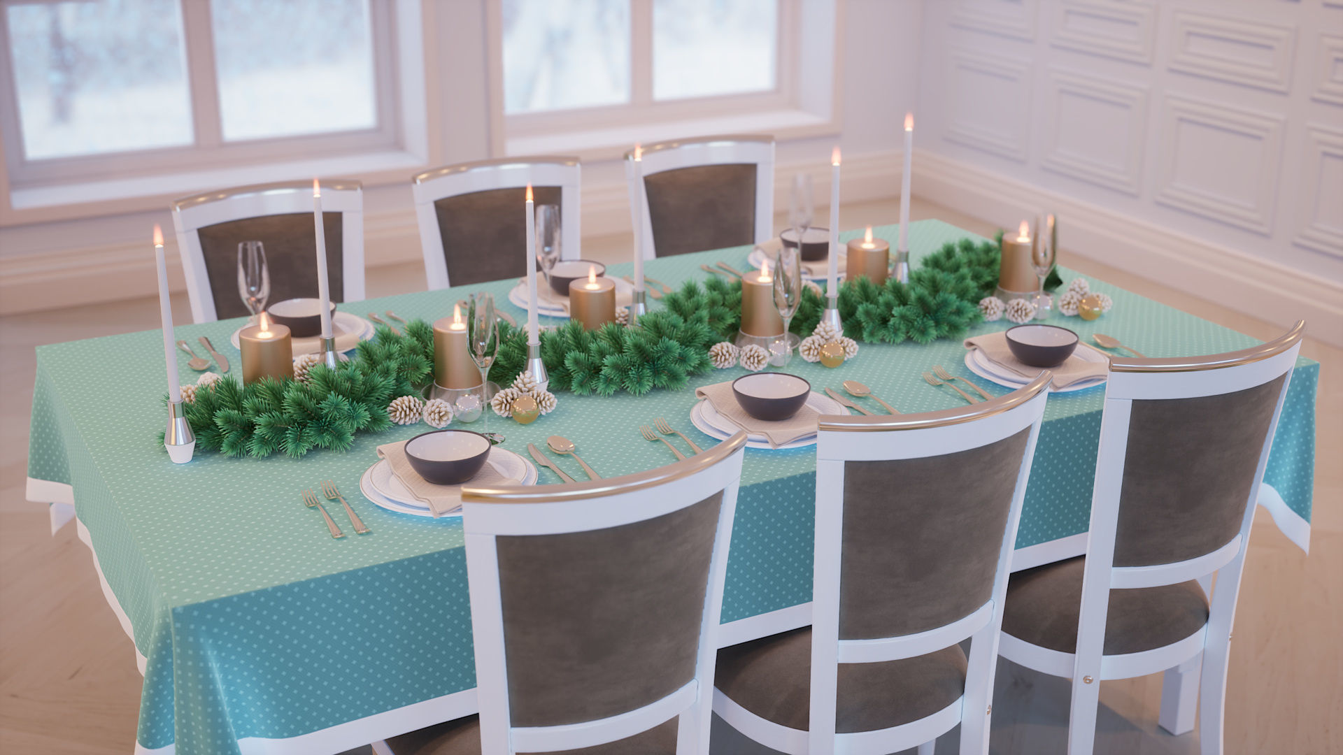 Unreal Engine 4 Christmas Decor Asset Pack Low-poly 3D model_15