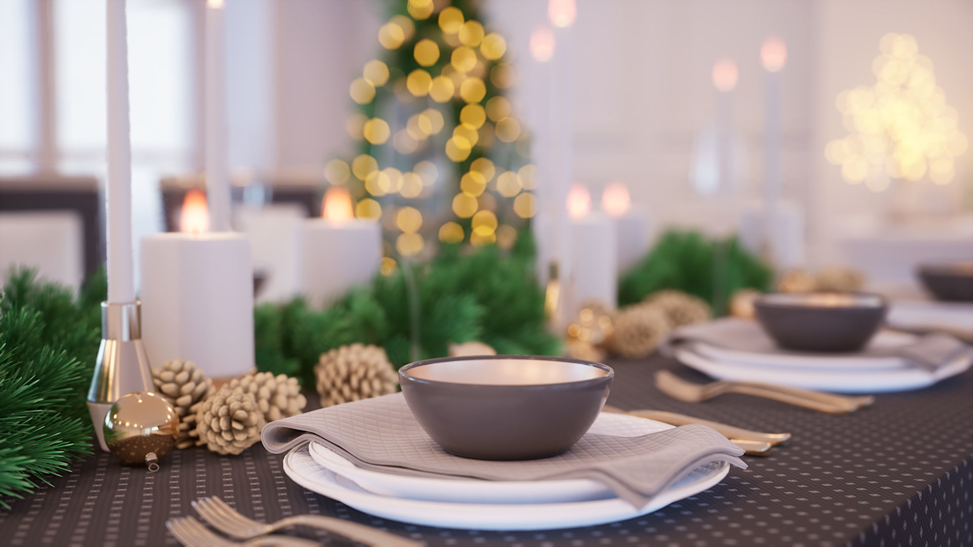 Unreal Engine 4 Christmas Decor Asset Pack Low-poly 3D model_9