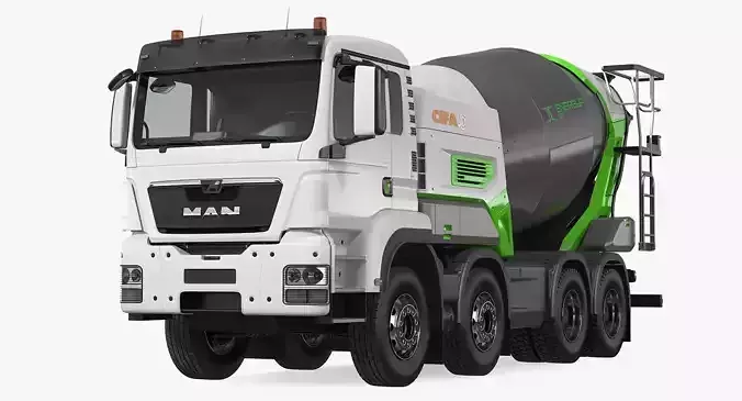 Energya E9 Truck Hybrid Mixer Rigged