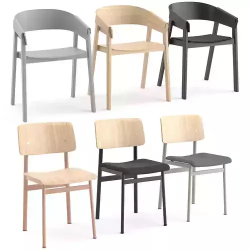  Cover chair and Loft chair by Muuto