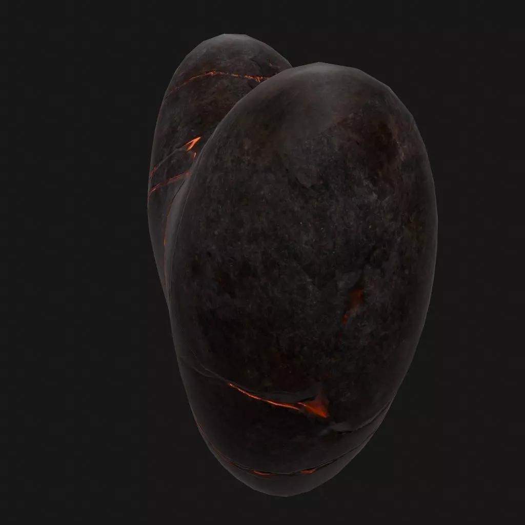 Broken Heart 1 Low-poly 3D model_2