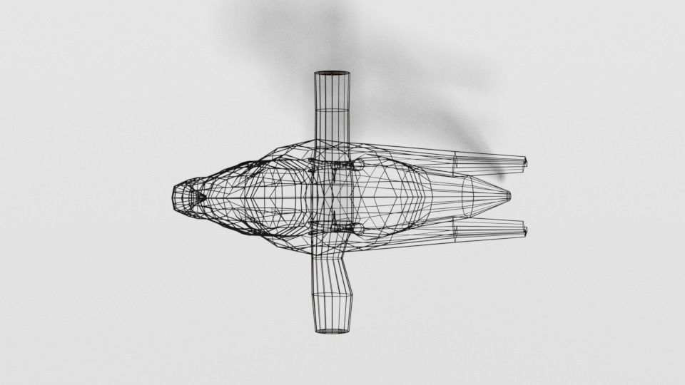 Low Poly Cartoon Macaw Parrot Low-poly 3D model_17