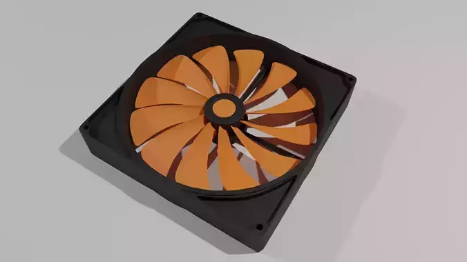 PC Fan 3D model PC Fan 3D model