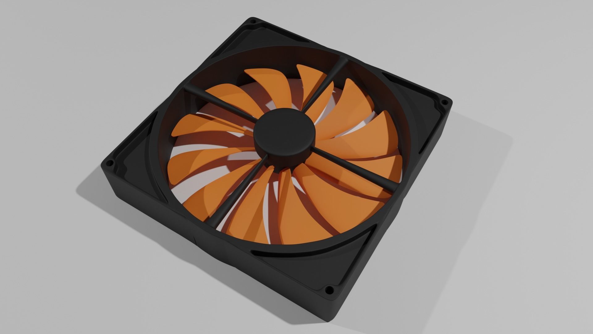 PC Fan 3D model_2