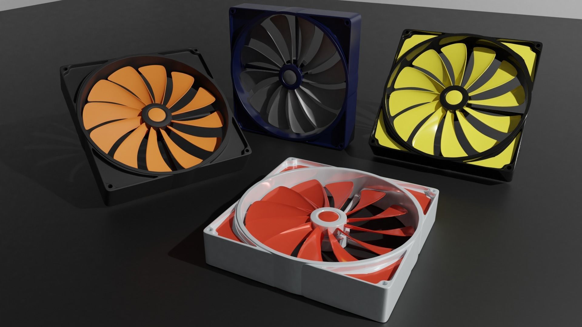 PC Fan 3D model_3