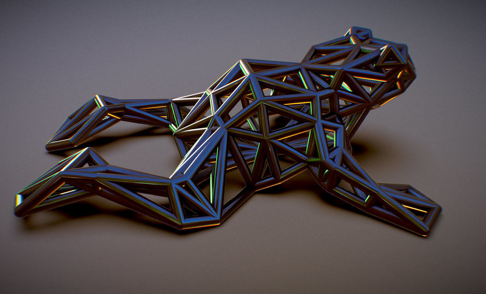 North American Bullfrog 3D print model_43