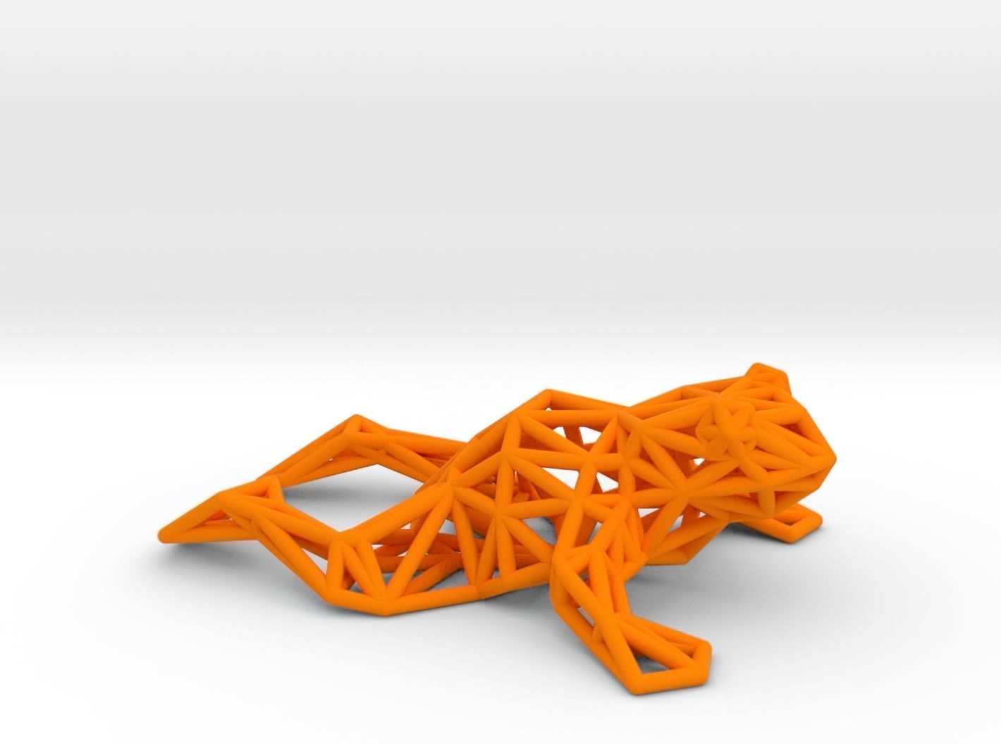North American Bullfrog 3D print model_33