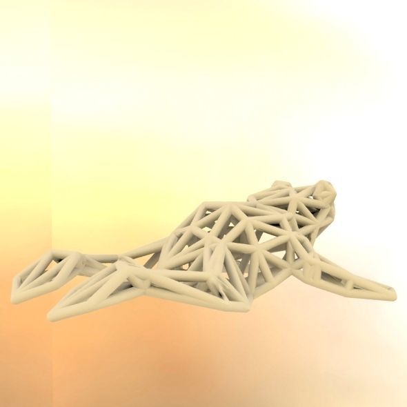 North American Bullfrog 3D print model_54